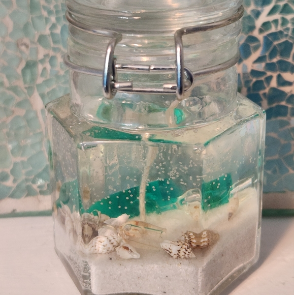 Ocean Beach Themed Gel Candles - Picture 3 of 8